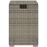 vidaXL pokrovni stol za spremnik propana sivi 40x40x60 cm poliratan | shoptok.hr