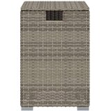 vidaXL Zaščita za plinsko jeklenko siva 40x40x60 cm poli ratan | Shoptok.si