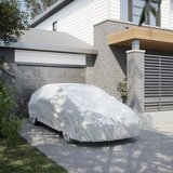 Maison Chic Prevleka za zunanjo pohištvo - Avtomobilska prevleka za limuzino z sponkami srebrna XXL, (21795229) | Shoptok.si