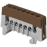Orno Klema izolovana distributivna sabirnica N, 7 žica, braon OR-LZ-8208/7/BR Cene