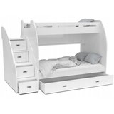  Dječji krevet na kat Zuzia s ladicama 200*120 cm - bijeli | shoptok.hr