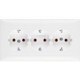 Berker 3-kanalna vtičnica SCHUKO s pokrovom 47661909, (20859621) | Shoptok.si