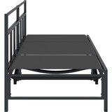  Ležaljka Crna 200 x 62 x 59 5 cm Tekstilen - bez jastučića | shoptok.hr