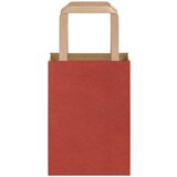  Papirnate vrećice 250 kom s ručkama crvene 15x8x21 cm | shoptok.hr