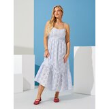 Sinsay Midi haljina s čipkastim uzorkom | shoptok.hr