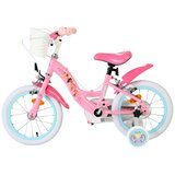 Volare dječji bicikl Disney Princess 14″ ružičaste boje, s dvije ručne kočnice | shoptok.hr