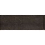  Kopalniški pult temno siv 180x60x6 cm obdelan trden les | Shoptok.si