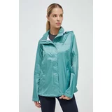 Marmot Vodoodporna jakna Precip Eco ženska, zelena barva