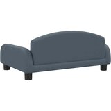  Dječja fotelja tamnosiva 70 x 45 x 30 cm od tkanine | shoptok.hr
