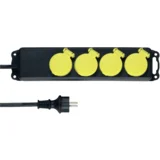 Multiple socket outlet 4-fold 1,4m