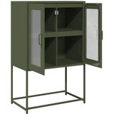 vidaXL Highboard Olive Green 68x39x107 cm Jeklo | Shoptok.si