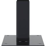  Postolja za stupove kvadratna 12 kom čelik presvučen prahom Antracitno siva 46 x 46 mm | shoptok.hr