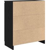  Komoda s ladicama crni hrast 71x35x84 cm konstruirano drvo | Eponuda.com
