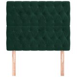  Uzglavlje tamnozeleno 90x7x118/128 cm baršunasto | Eponuda.com
