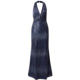 Tfnc Večerna obleka 'SATYA' mornarska / srebrna | Shoptok.si