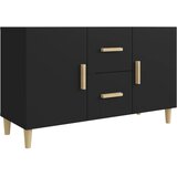 Maison Chic Komoda - Predalnik črno 100x36x60 cm inženirski les, (21716009) Cene