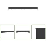  The Living Store 9-panelni vetrobran tkanina 1200x80 cm antraciten - Vetrobran, (21743142) | Shoptok.si