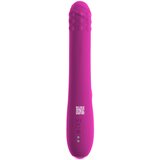Sweet Smile vibrator s guralicom i rotirajućom klitoralnom ručkom (ružičasti) | shoptok.hr