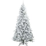  Umjetno božićno drvce s nogom s stalakom Zelena 240 cm PE i PVC | shoptok.hr
