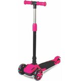 Furkan trotinet tulpar foldable scooter w/led light(pink) ( FR58925 ) cene