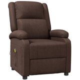 Maison Chic Masažni stol - Relax naslanjač rjavo umetno usnje, (22134518) | Shoptok.si