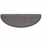  Prostirke za stepenice 15 kom 65x21x4 cm bež i sive poluokrugle velike | shoptok.hr