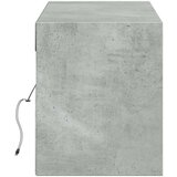 vidaXL Zidni TV ormarić s LED svjetlima boja betona 140x31x38 cm | shoptok.hr