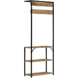  Stalak za kapute s prostorom za cipele 68x30x182 cm drvo manga | Eponuda.ba