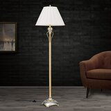 Orion Stl 12-1097/1 - Stojeća lampa TIZIA 1xE27/60W/230V bela/zlatna/patina | Eponuda.com