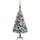 vidaXL Umestno božično drevo Zelena 120 cm PVC, jeklo in plastika | Shoptok.si