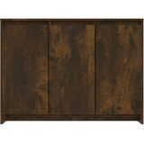 vidaXL komoda dimljeni hrast 102x33x75 cm iverna plošča | Shoptok.si