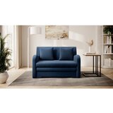ELTAP Modra žametna raztegljiva sedežna garnitura 130 cm Ario – | Shoptok.si