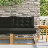  Srednja sofa za van s jastukom Bijela 79 x 83 x 73 cm čelik | shoptok.hr