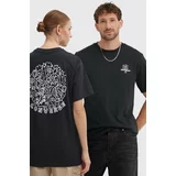 Converse Bombažna kratka majica črna barva, 10027155-A01