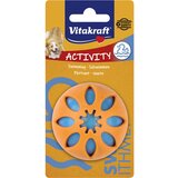 Vitakraft Lopta TPR sa zvukom, 8,5 cm, Narandžasto-plava u