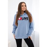 Kesi Cotton insulated hoodie in blue | shoptok.hr
