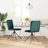 Furnova Jedilni stoli 2 kosa temno zeleno blago, (21929444) | Shoptok.si