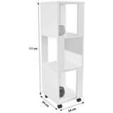CARRYHOME regal 34/111/34 cm bela | Shoptok.si