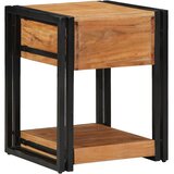  Noćni ormar 2 pcs Smeđa 40 x 40 x 50 cm Čvrsto drvo akacije | Eponuda.com