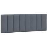 vidaXL okvir za krevet s uzglavljem tamnosivi 120x200 cm baršunasti | shoptok.hr