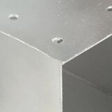 Spojnik za stupove u X-obliku od pocinčanog metala 81 x 81 mm | shoptok.hr