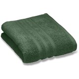 Catherine Lansfield Temno zelena frotirna bombažna brisača 70x120 cm Zero Twist – Cene