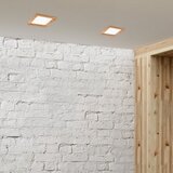  LED ugradna svetiljka WOODY SPOT LED/17W/230V 3000K hrast 18,5x18,5 cm | Eponuda.com
