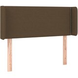  LED Uzglavlje tamnosmeđe 103x16x78/88 cm od tkanine | shoptok.hr