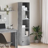  Regal za knjige boja betona 40x36x189 cm konstruirano drvo | shoptok.hr