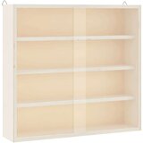 vidaXL Stenska razstavna omarica z vrati 40x8,5x37 cm | Shoptok.si