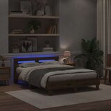  Krevetna konstrukcija Umjetnički hrast 140 x 190 cm | shoptok.hr