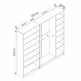 Hanah home ormar za hodnik kale 8121
