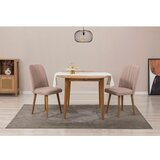 Woody Fashion vina 0900 - atlantic pine, stone atlantic pinestone extendable dining table & chairs set (3 pieces) Cene