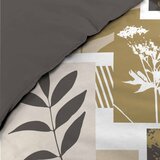 Douceur d intérieur Bela/rjava bombažna posteljnina za zakonsko posteljo/podaljšana 240x220 cm Utopia – | Shoptok.si